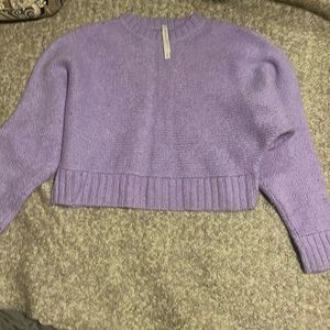 Alpaca crop sweater